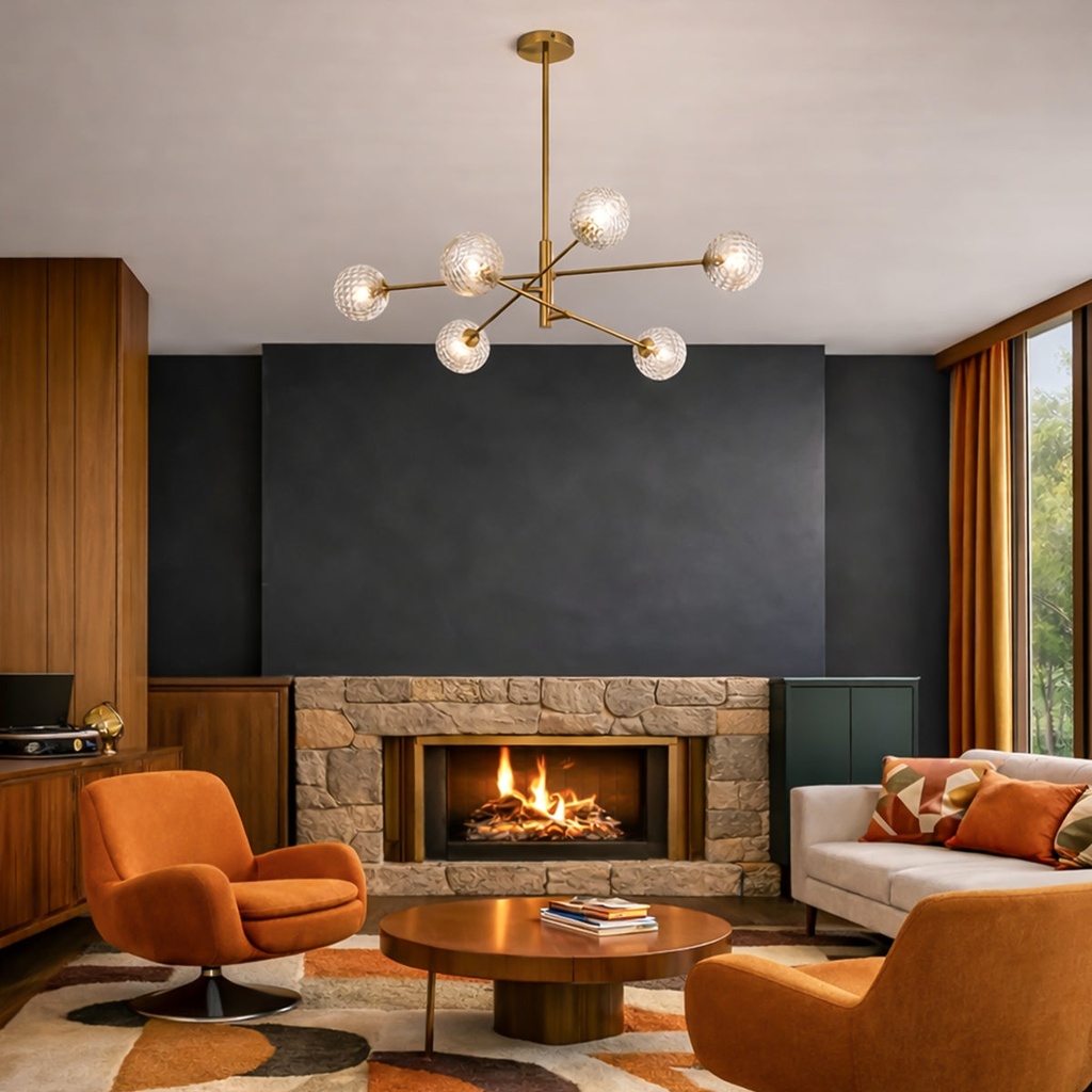 GASTON 6 LIGHT PENDANT - LS5