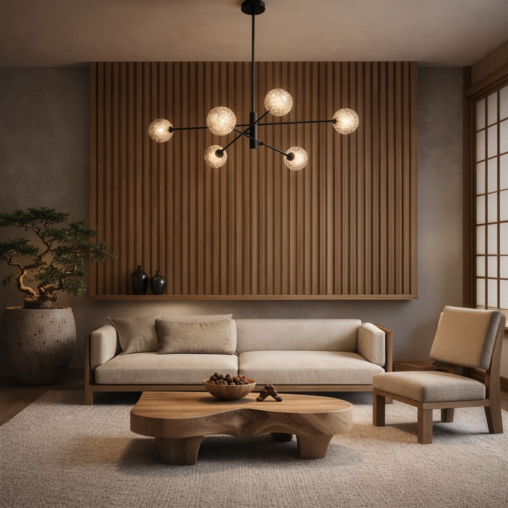 GASTON 6 LIGHT PENDANT - LS7