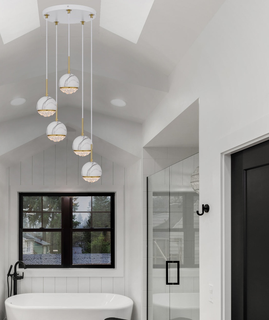 ONETA 5 LIGHTS PENDANT - LS2