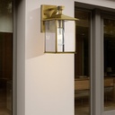 COBY 15 SOLID BRASS EXTERIOR WALL LIGHT - LS1