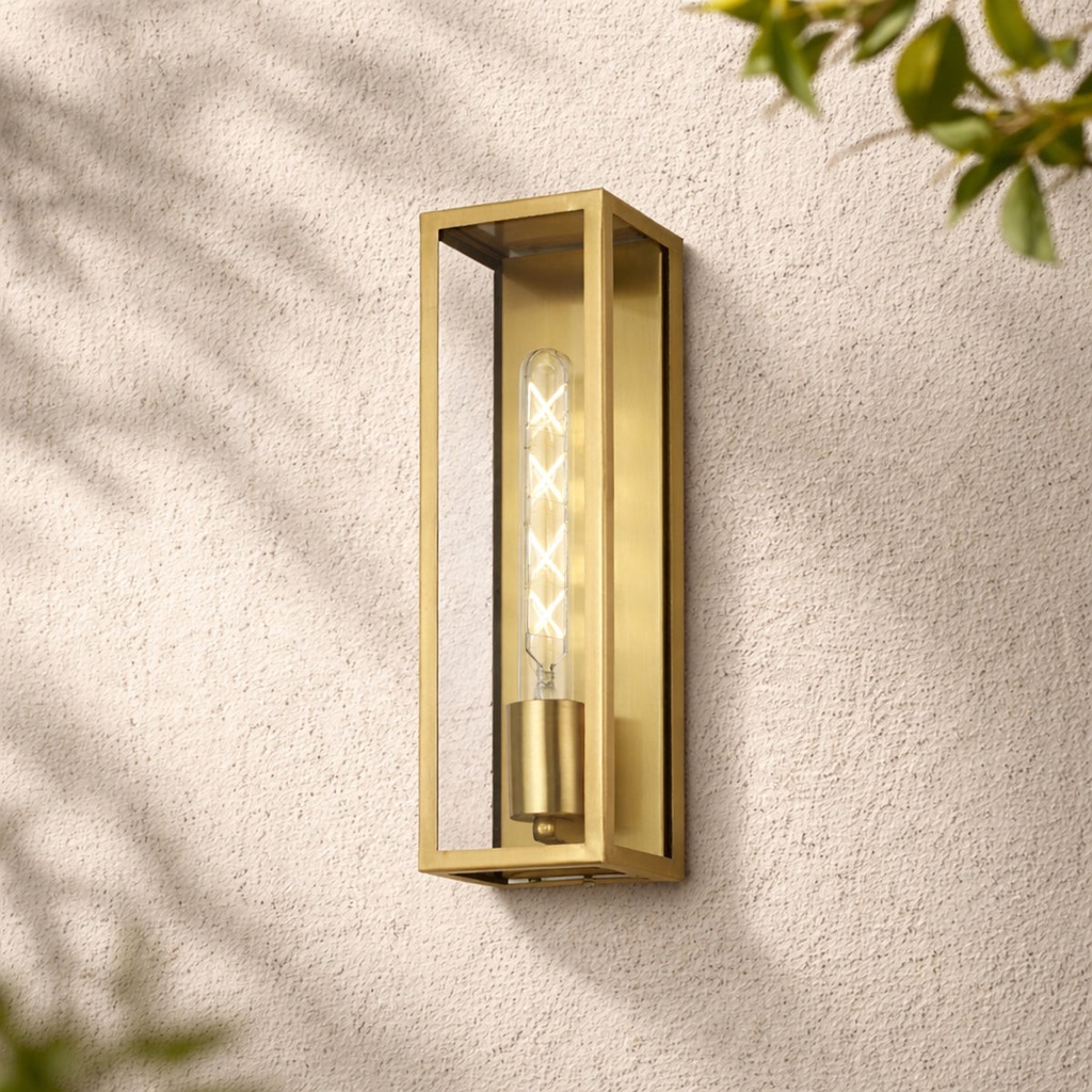 ARZANO 35 SOLID BRASS WALL LIGHT - LS1