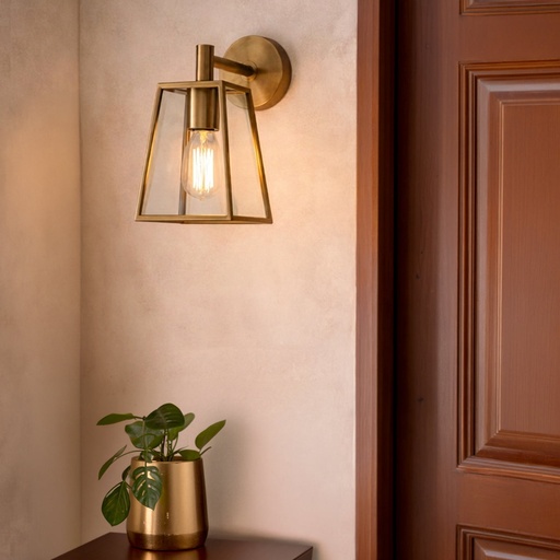 CANTENA 25 SOLID BRASS WALL LIGHT - LS1