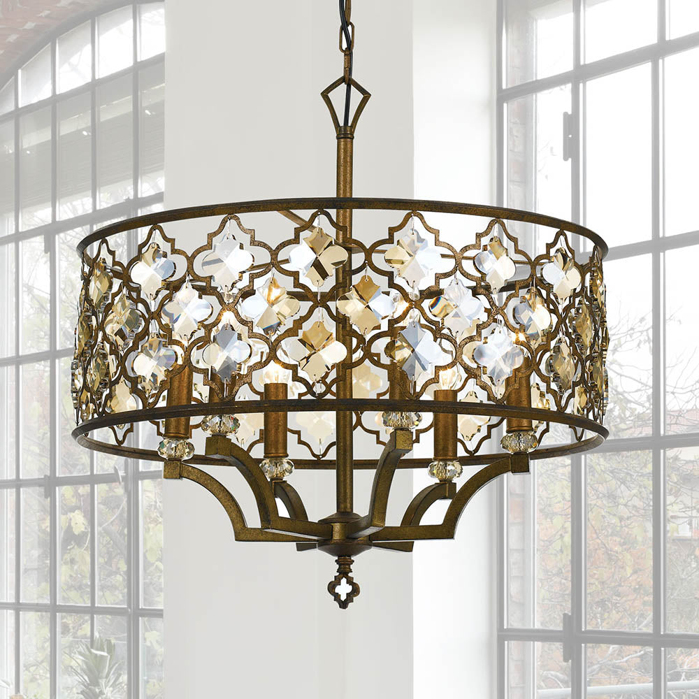 MIMOSA ROUND 6LT PENDANT - LS1