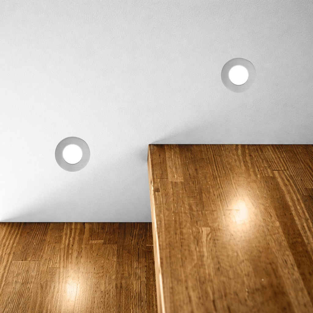 STOW ROUND DOWN / WALL LIGHT NICKEL - LS1
