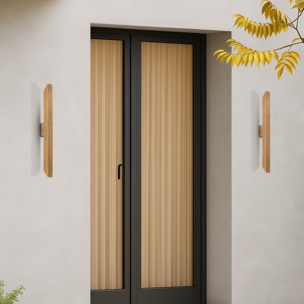 VOSTEL 2 LIGHT EXTERIOR WALL LIGHT - LS1