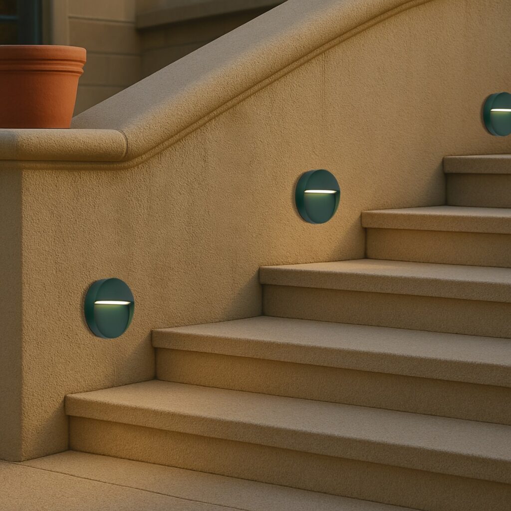 TERIN EXTERIOR ROUND WALL LIGHT - LS2