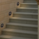 TERIN EXTERIOR ROUND WALL LIGHT - LS3
