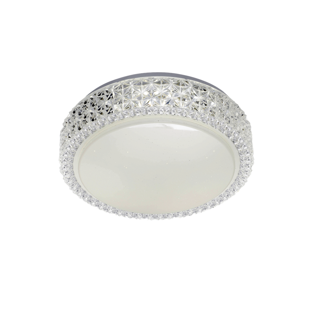 AMELIA 28CM 18W 3CCT LED OYSTER CEILING LIGHT