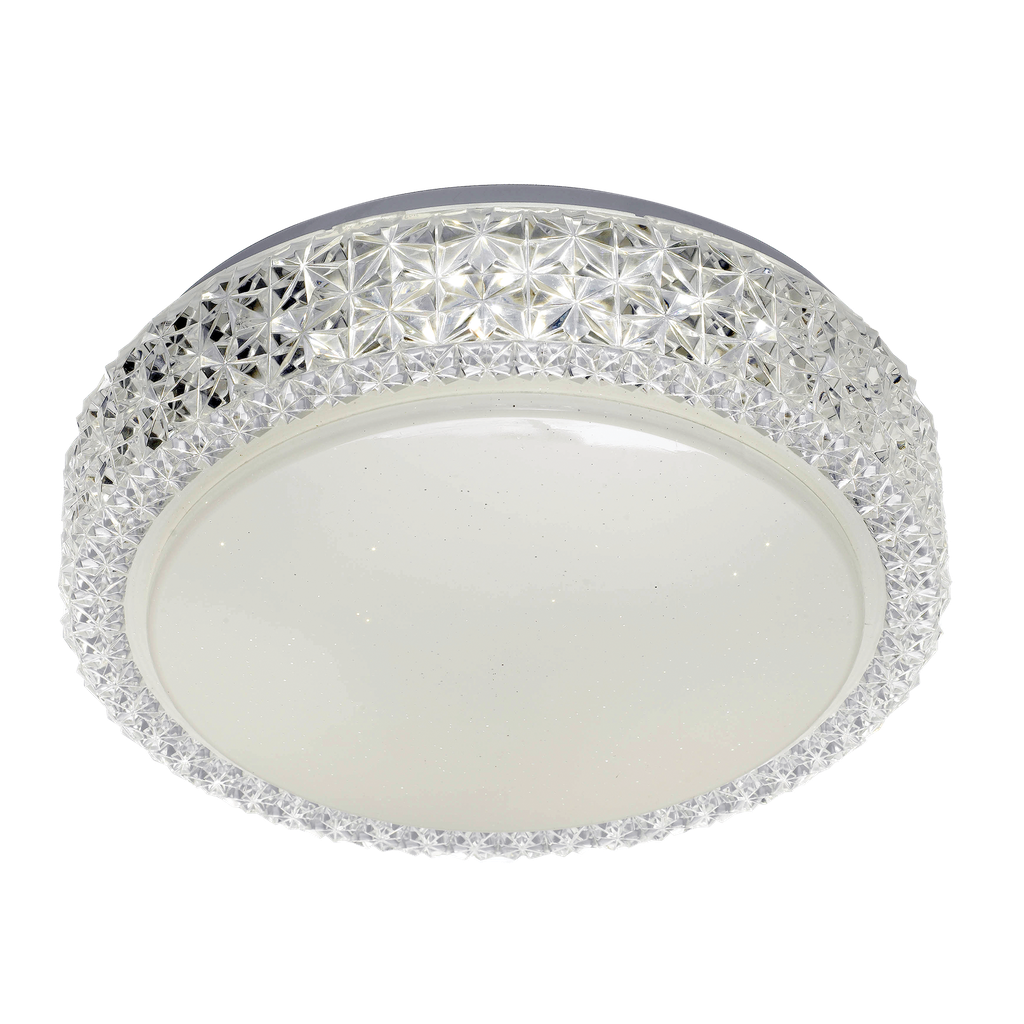 AMELIA 40CM 32W 3CCT LED OYSTER DIMMABLE CEILING LIGHT