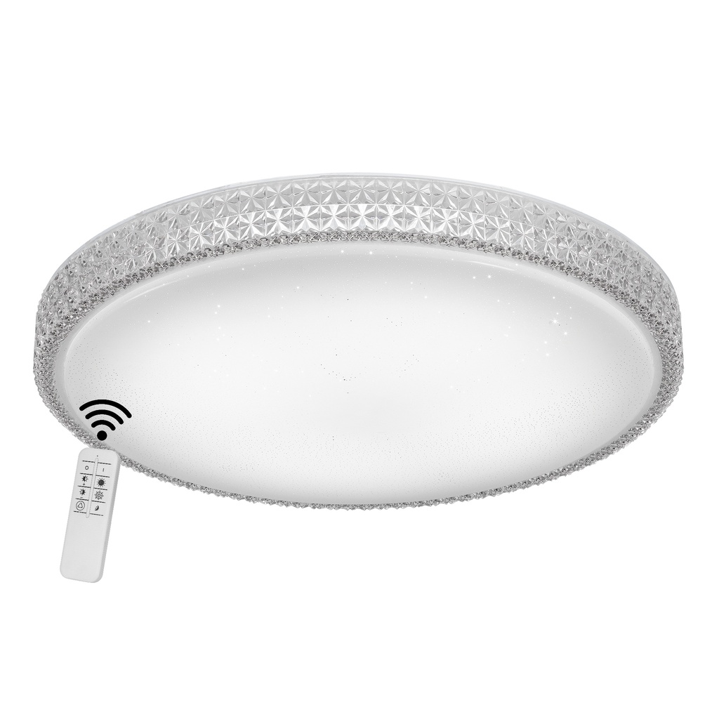 AMELIA 60CM XL 50W 3CCT LED OYSTER DIMMABLE CEILING LIGHT