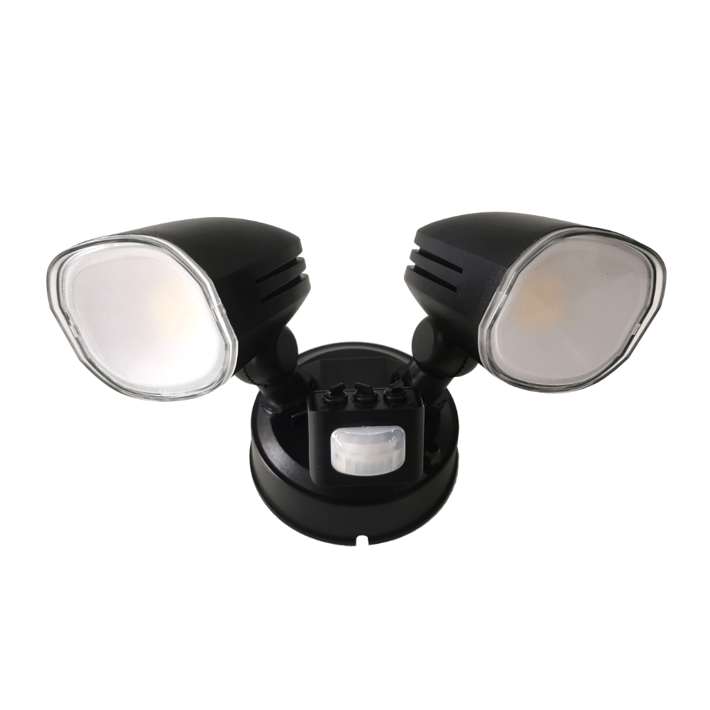 CLARION TWIN EXTERIOR LED SPOTLIGHT WITH SENSOR