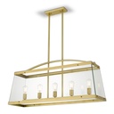 COLAIR 5 PENDANT LIGHT SOLID BRASS