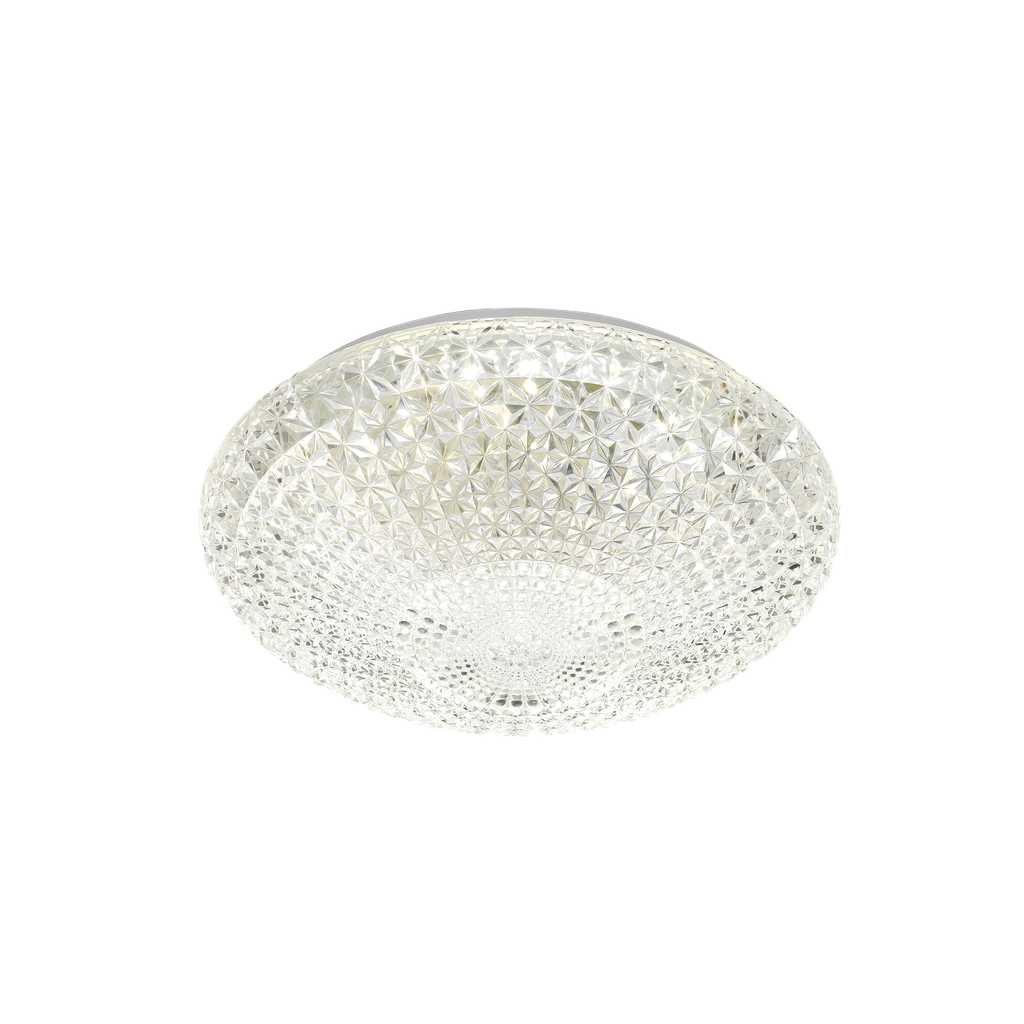 LILAC 28CM 18W 3CCT LED OYSTER NON-DIMMABLE CEILING LIGHT