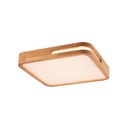 LYRIC 30CM 12W 3CCT SQUARE LED OYSTER STEP DIMMABLE CEILING LIGHT