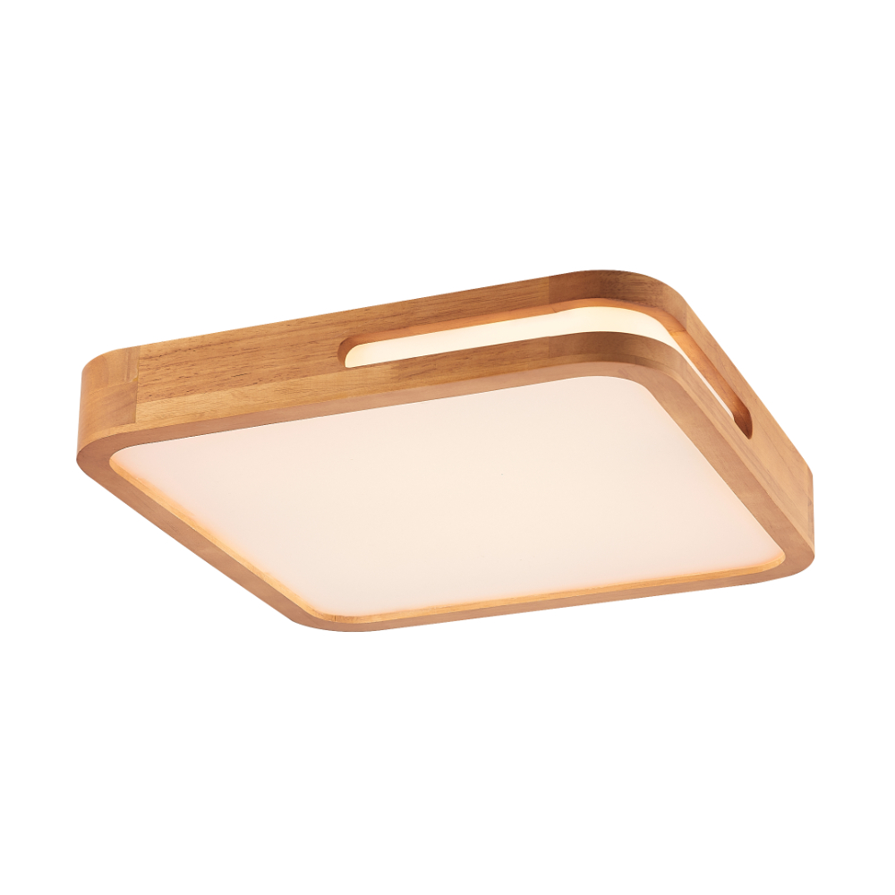 LYRIC 40CM 24W 3CCT SQUARE LED OYSTER STEP DIMMABLE CEILING LIGHT