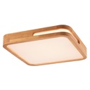 LYRIC 50CM 36W 3CCT SQUARE LED OYSTER STEP DIMMABLE CEILING LIGHT