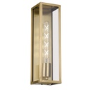ARZANO 35CM EXTERIOR WALL LIGHT SOLID BRASS