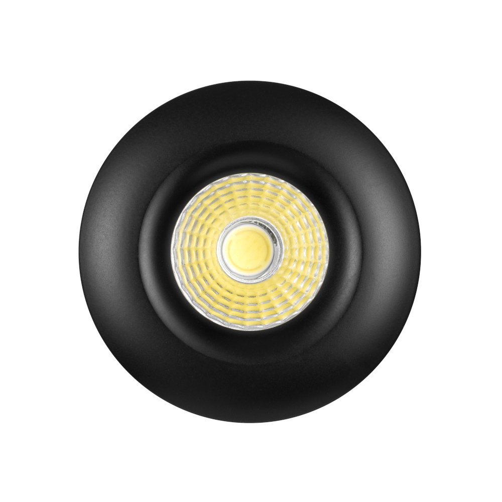 DURO ROUND LED STAIR WALL LIGHT BLACK