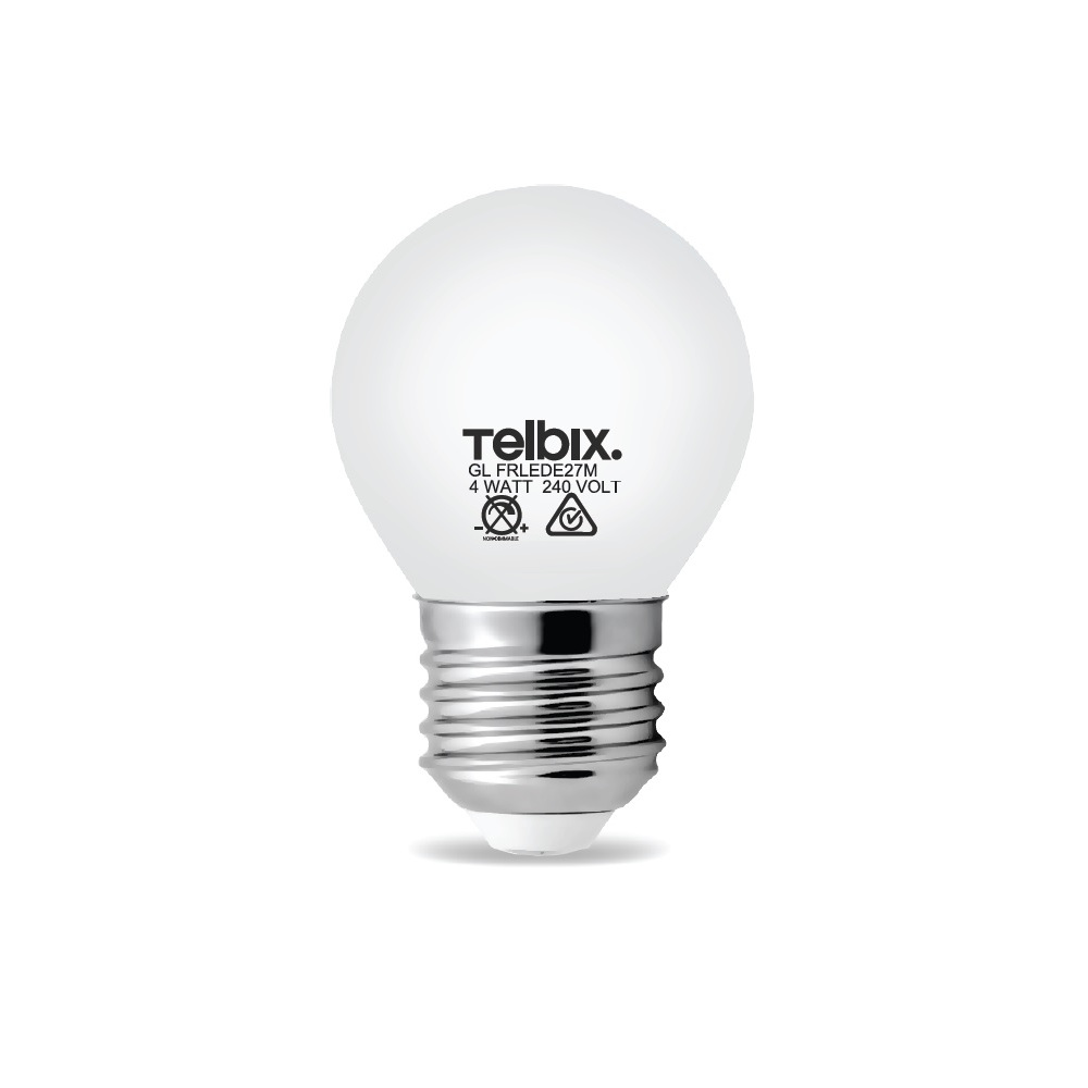 E27 G45 4W LED FANCY ROUND GLOBE OPAL NON-DIMMABLE