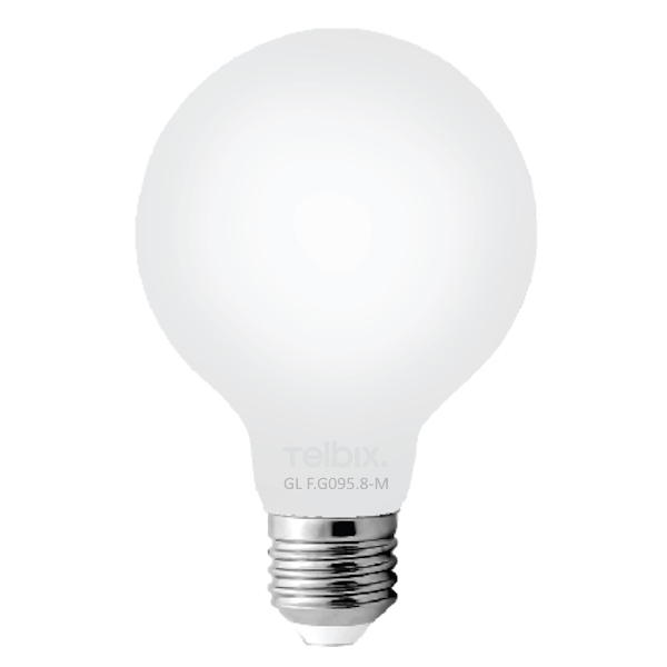 E27 G95 8W LED GLOBE MILK DIMMABLE