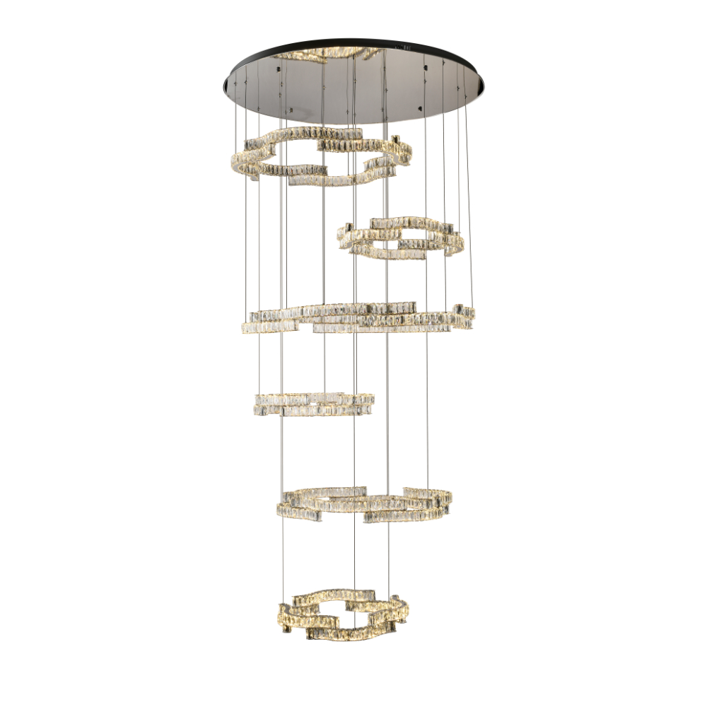 JURA 6 TIER LED PENDANT LIGHT