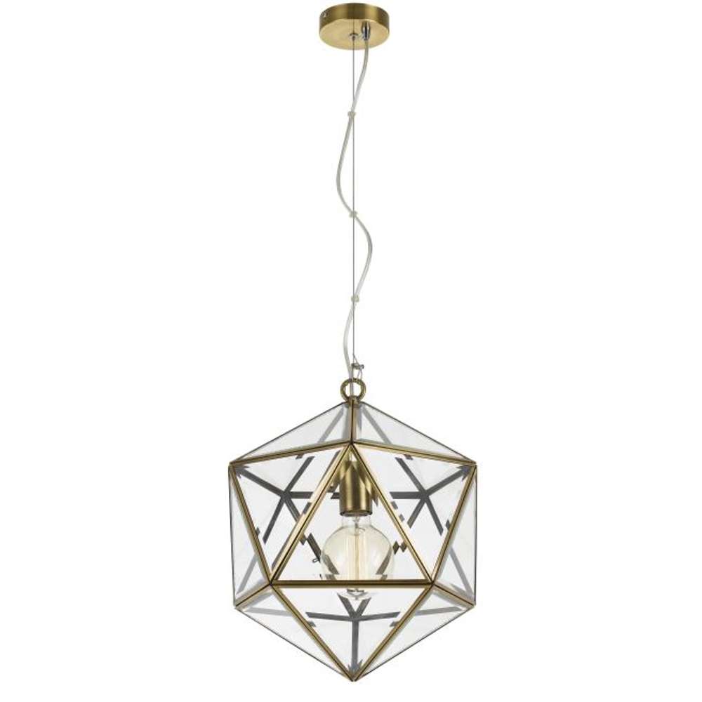 LAZLO 30CM PENDANT LIGHT SMALL SOLID BRASS