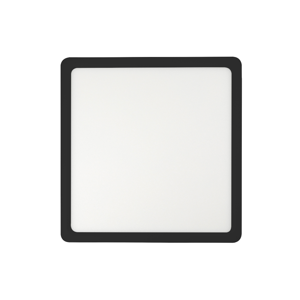 LUNOS 23CM 18W 3CCT SQUARE LED OYSTER DIMMABLE CEILING LIGHT