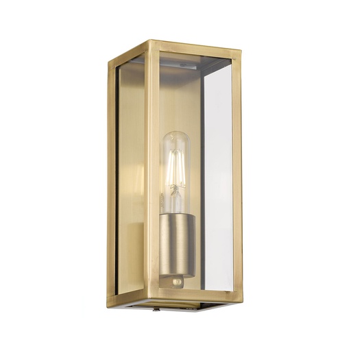 ARZANO 25CM EXTERIOR WALL LIGHT SOLID BRASS