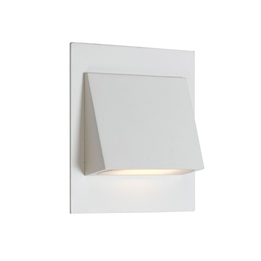 BREA SQUARE LED STAIR WALL LIGHT WHITE