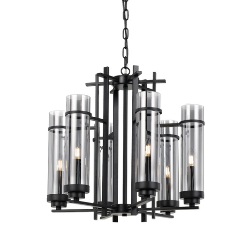 [BURGESS PE06-BK] BURGESS 6 PENDANT LIGHT