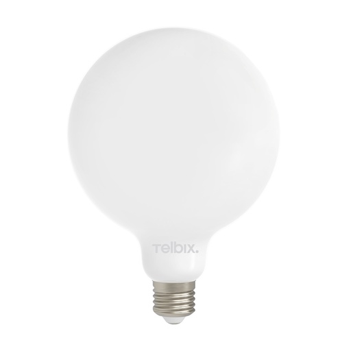 E27 G125 8W LED GLOBE MILK DIMMABLE