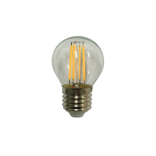 E27 G45 4W LED FANCY ROUND FILAMENT GLOBE CLEAR DIMMABLE