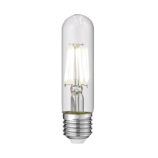 E27 T30 8W LED TUBULAR FILAMENT GLOBE CLEAR DIMMABLE