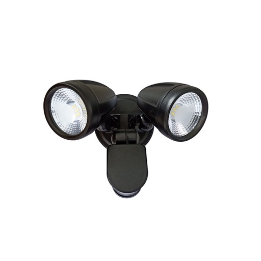 ILLUME TWIN EXTERIOR LED SPOTLIGHT WITH SENSOR