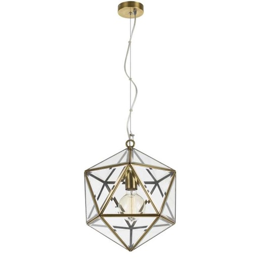 LAZLO 30CM PENDANT LIGHT SMALL SOLID BRASS
