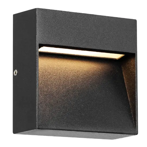 [MUSAN SQ.24-BK] MUSAN SQUARE LED STEP WALL LIGHT