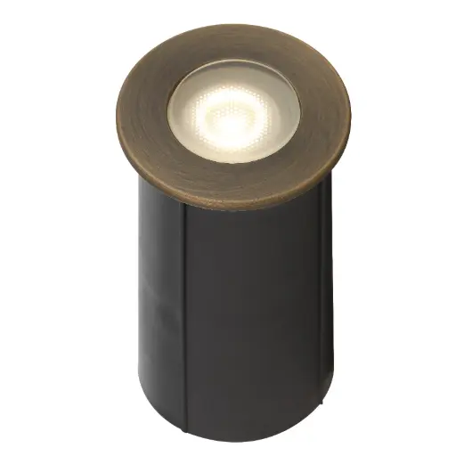 HALON 24V BRASS EXTERIOR LED INGROUND LIGHT