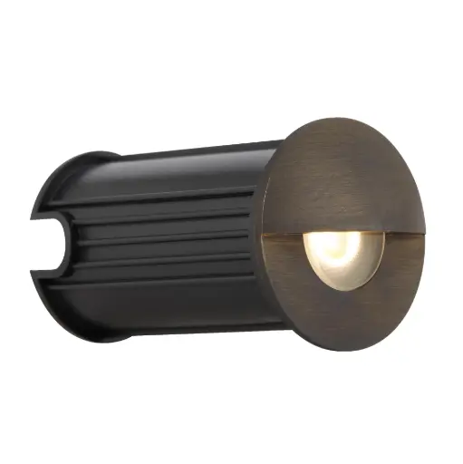 HALON 24V BRASS STEP LIGHT