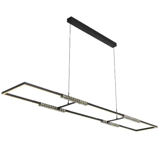 [ZAFRA PER-BK] ZAFRA RECTANGULAR PENDANT LIGHT
