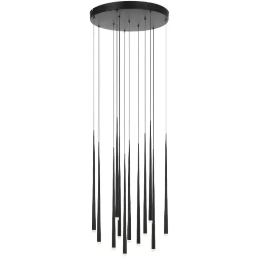 [TRINA PE12-BK] TRINA 12 LIGHT PENDANT